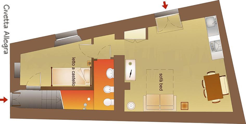 Le Residenze Ristori Apartment Cortona Ngoại thất bức ảnh